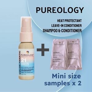🆕*NWOB* PUREOLOGY | MINI | Color Fanatic Heat Protectant Leave-In Conditioner